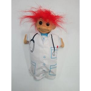 Troll, Russ Berrie Co., "Luv Pets", hand puppet, Nurse/Troll, 1990's